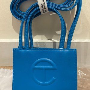 Telfar Cyan Blue Small Shopper